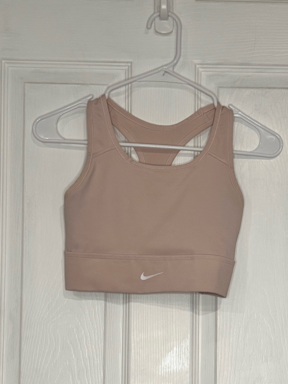 Nike Women's light pink Sports Bra with Strappy Back
